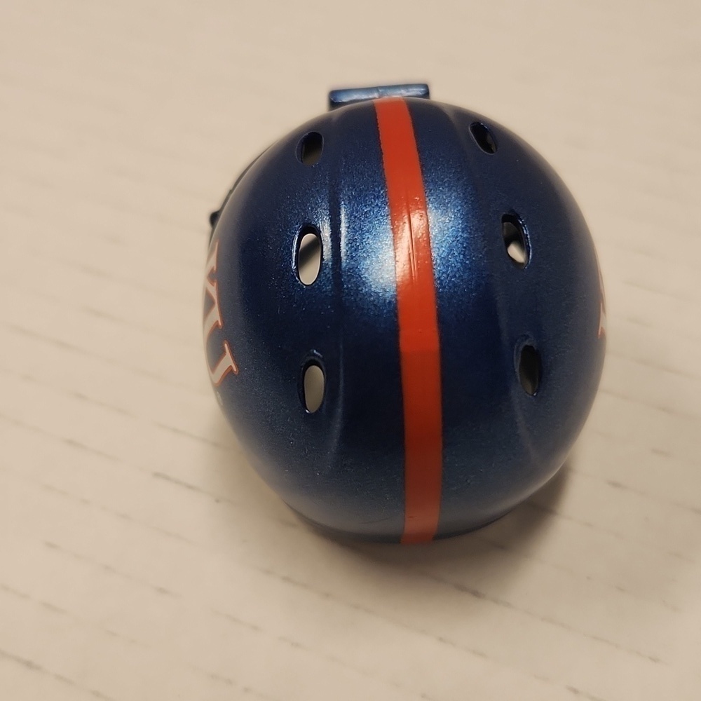 KU Mini Football Helmet Riddell - Picture 5 of 6